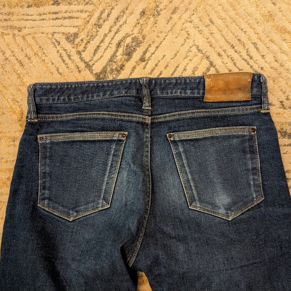 Shockoe Atelier Men’s Slim Straight Button Fly Dark Wash Selvedge Jeans 32x33 - Picture 11 of 11